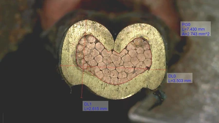 Postazione di metallografia
